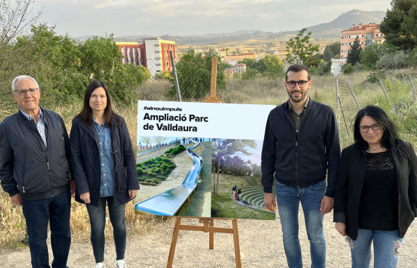 Jordi Cuadras proposa completar el Parc de Valladura fins al Torrent de l’Espelt amb tobogans gegants i un amfiteatre
