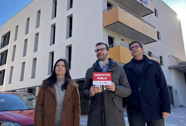 El PSC celebra l’adjudicació dels 12 pisos de lloguer assequible del carrer Sant Carles impulsats amb l’acord del Pressupost