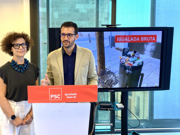 Igualada Som-hi denuncia que la ciutat està bruta i que Junts no prioritza la neteja