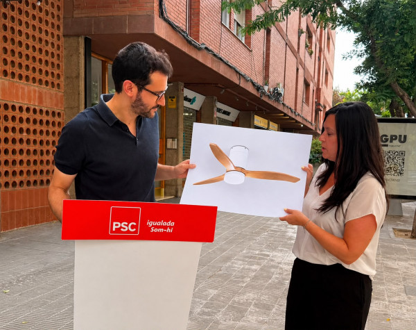 El PSC proposa finançar ventiladors de sostre per les persones majors de 65 anys d’Igualada i fer front a les onades de calor